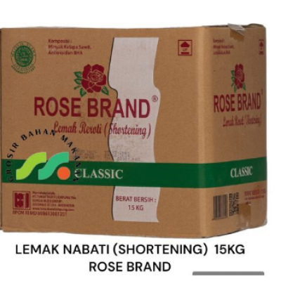 Mentega Putih Rosebrand – Shortening 15kg
