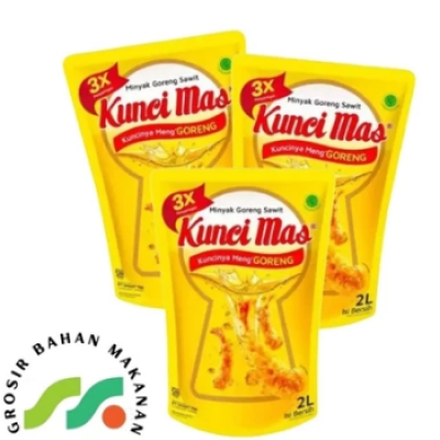 MINYAK GORENG KUNCI MAS 2 LITER PER PCS