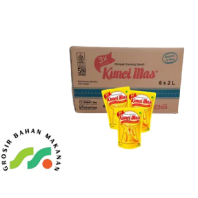 MINYAK GORENG KUNCI MAS 2 LITER PER DUS