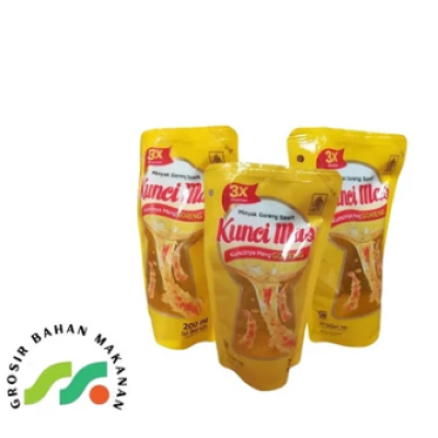 MINYAK GORENG KUNCI MAS 200ML PER PCS