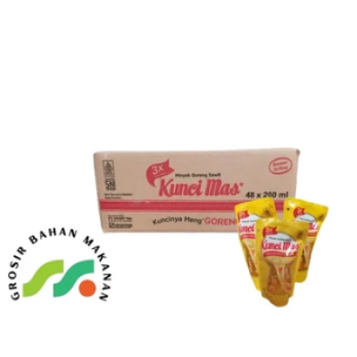 MINYAK GORENG KUNCI MAS 200ML PER DUS