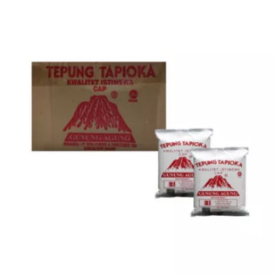 TEPUNG TAPIOKA GUNUNG AGUNG 500 GRAM PER DUS