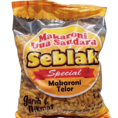 MAKARONI TELOR DUA SAUDARA BANTET – MAKARONI SEBLAK 1 KG