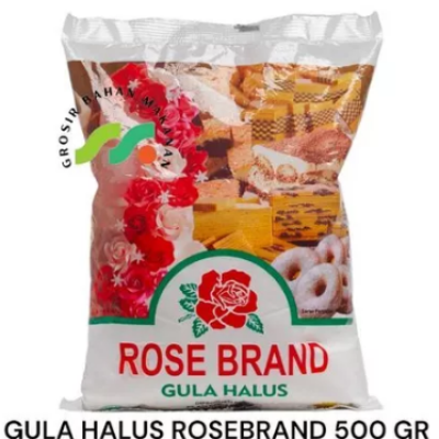 GULA HALUS / TEPUNG GULA ROSEBRAND 500 GRAM