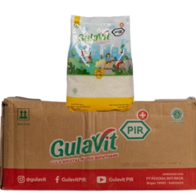 GULA KRISTAL PUTIH DARI TEBU DENGAN VITAMIN A / GULA VIT 500GR PER DUS