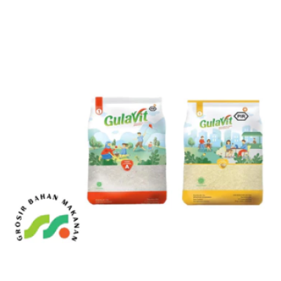 GULA VIT 1 KG GULA PASIR KEMASAN DENGAN VITAMIN A / C+D PER PCS