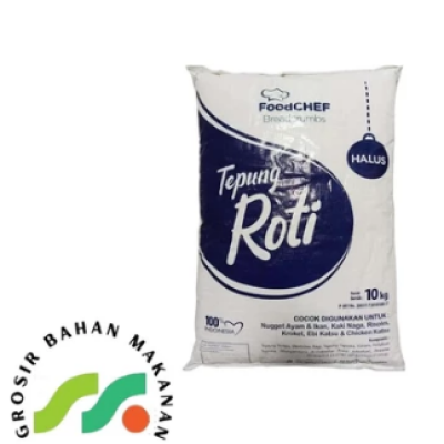 TEPUNG ROTI BREADCRUMB PANIR PANKO MIX HALUS FOODCHEF 10 KG