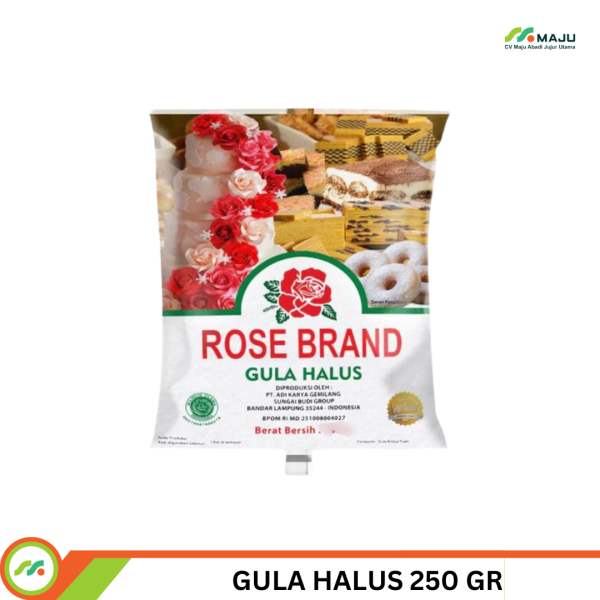 GULA HALUS / TEPUNG GULA ROSE BRAND 250GR PC