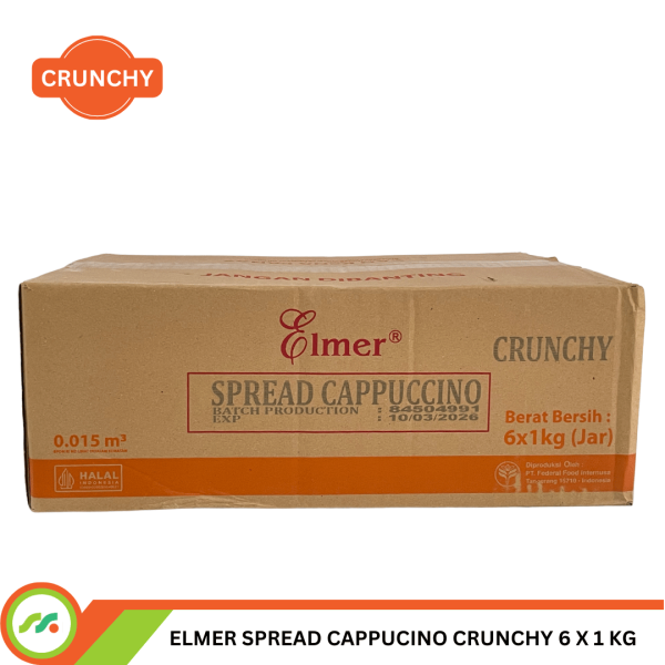 ELMER SPREAD CRUNCHY CAPPUCCINO @1KG - Image 3