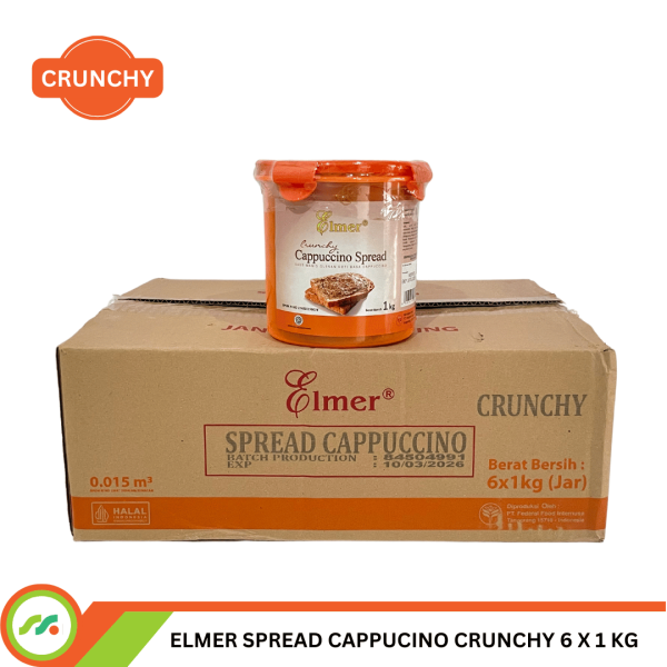 ELMER SPREAD CRUNCHY CAPPUCCINO @1KG - Image 2