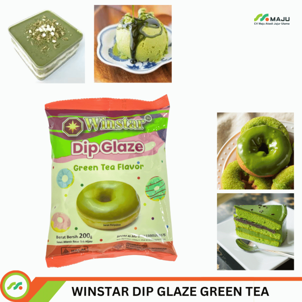WINSTAR DIP GLAZE GREEN TEA /  MATCHA ECO 200GR - Image 3