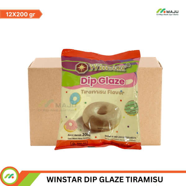 WINSTAR DIP GLAZE TIRAMISU ECO 12X200GR