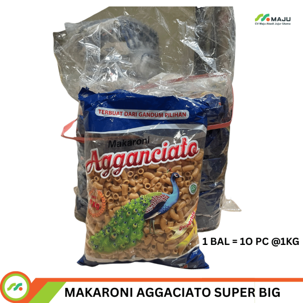 MAKARONI AGGANCIATO SUPER BIG 1 KG BAL– MEKAR SEMPURNA