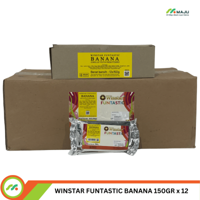 WINSTAR FUNTASTIC COMPOUND BANANA 150 GR (COKLAT BATANG) BAG