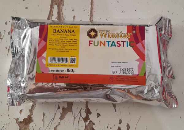 WINSTAR FUNTASTIC COMPOUND BANANA 150 GR (COKLAT BATANG) BAG - Image 3
