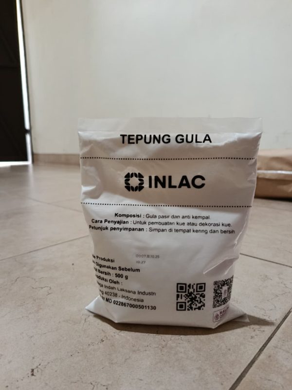 INLAC HITAM TEPUNG GULA 500GR PCS - Image 3